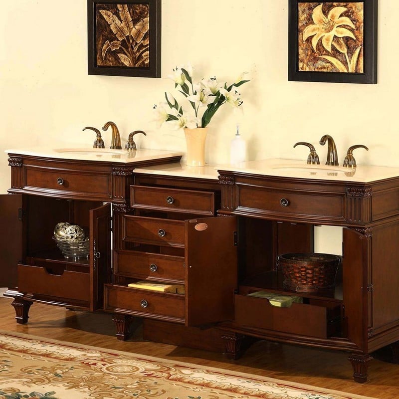 maple vanity