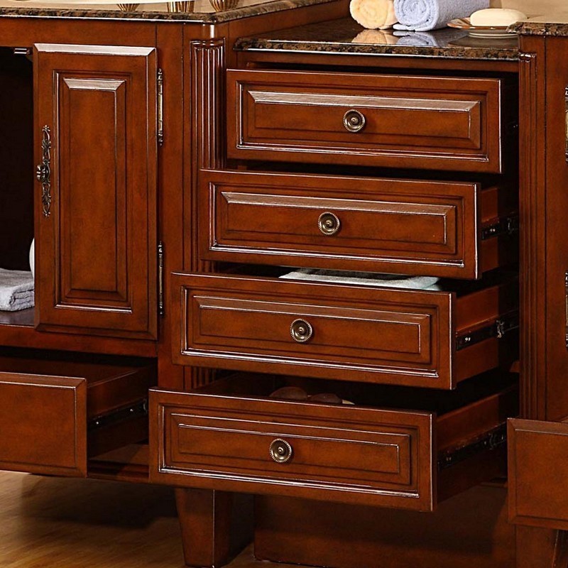 special walnut vanity