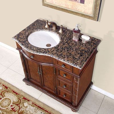 english chestnut vanity