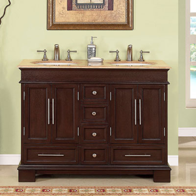 dark walnut vanity