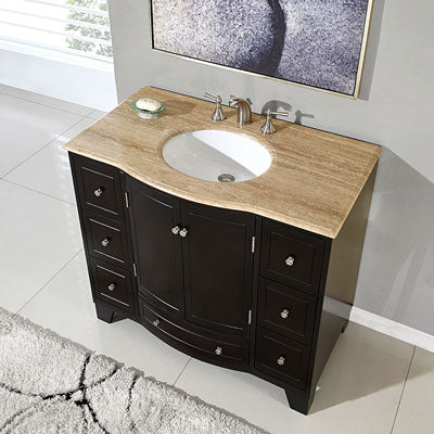 dark espresso vanity