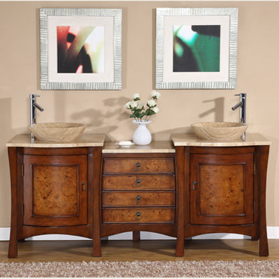 red chestnut vanity
