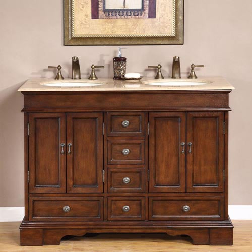 red chestnut vanity