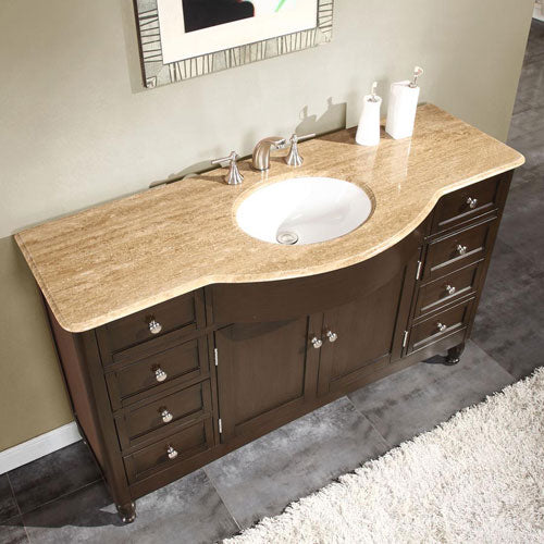 dark walnut vanity