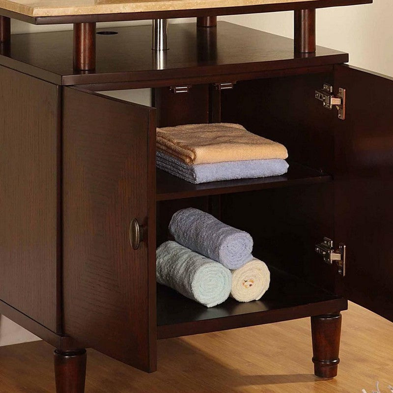 dark chestnut vanity