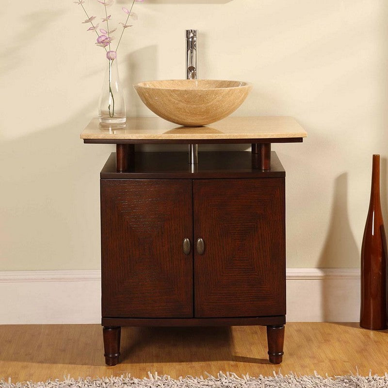 dark chestnut vanity