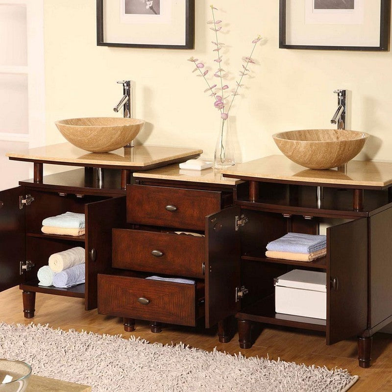 dark chestnut vanity