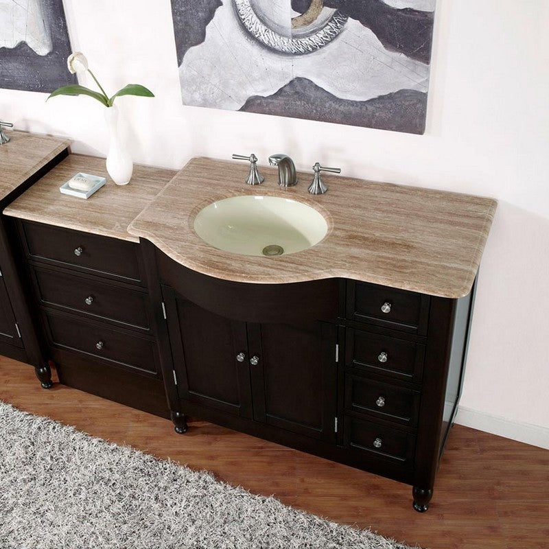 dark walnut vanity