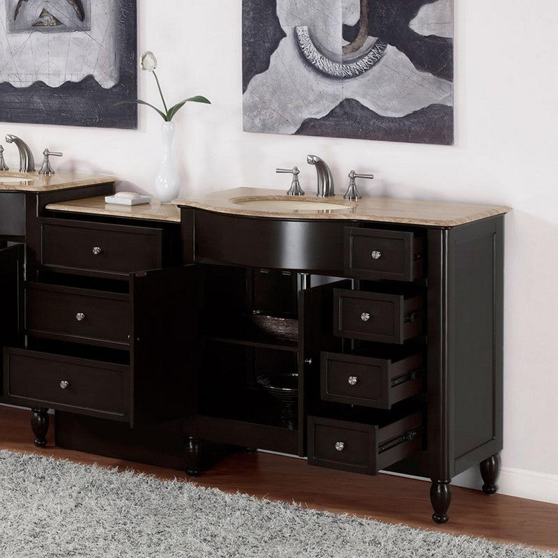 dark walnut vanity
