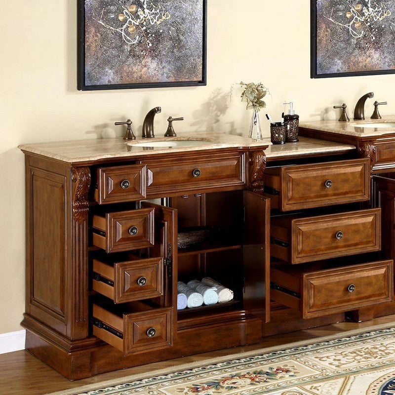 walnut vanity