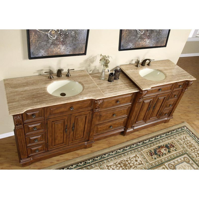 walnut vanity