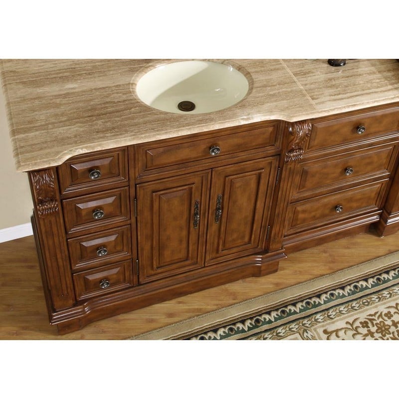 walnut vanity