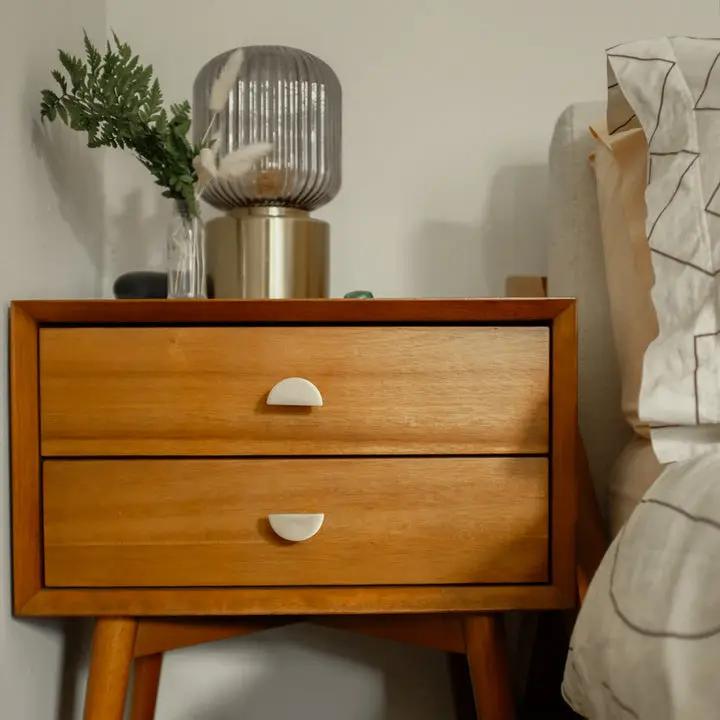 satin brass knob