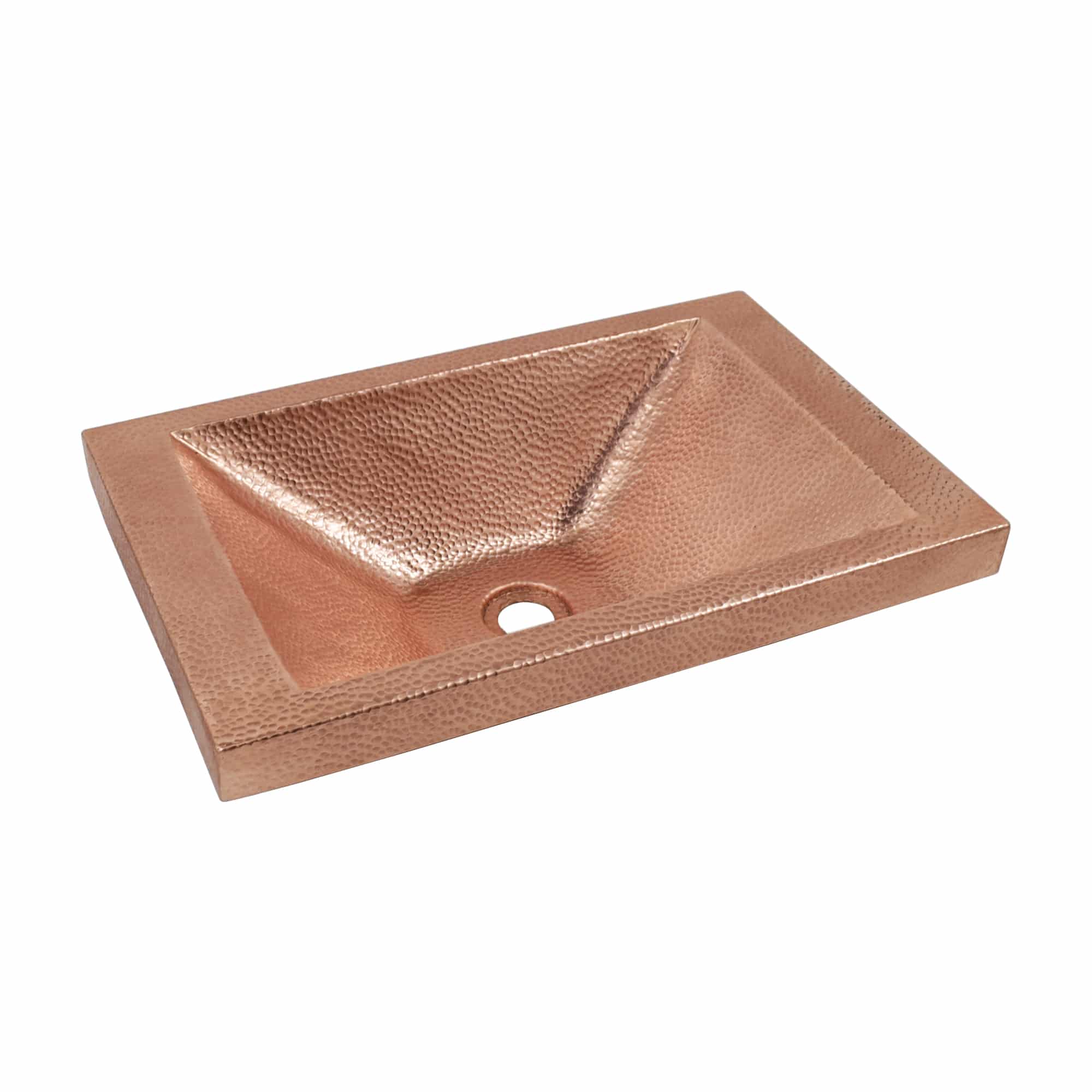 Native Trails Hana 20" Hand Hammered Copper Drop-In Bathroom Sink