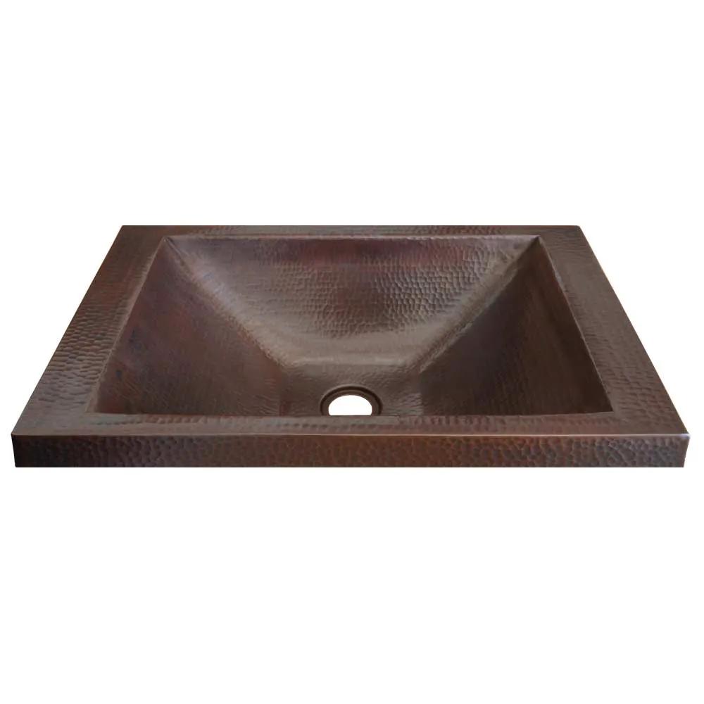 antique copper bathroom sink