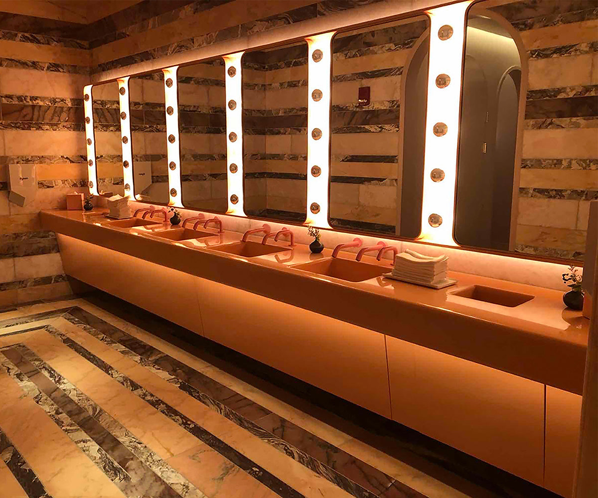 polished chrome faucet