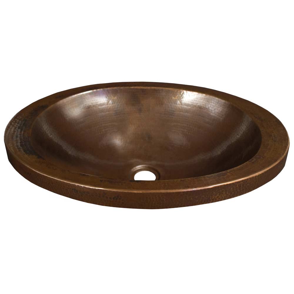 antique copper bathroom sink