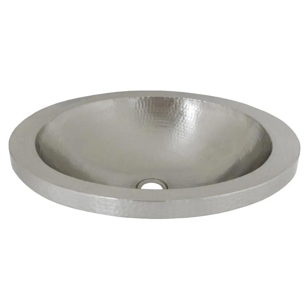 Native Trails Hibiscus 21" Hand Hammered Copper Drop-In Bathroom Sink by Native Trails