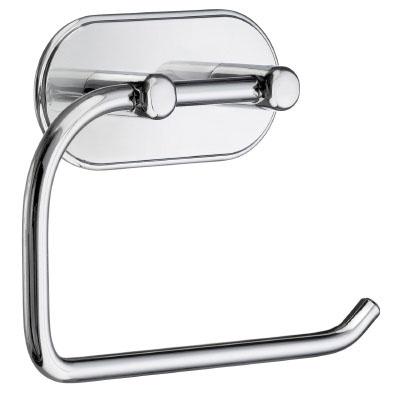 polished chrome toilet roll holder