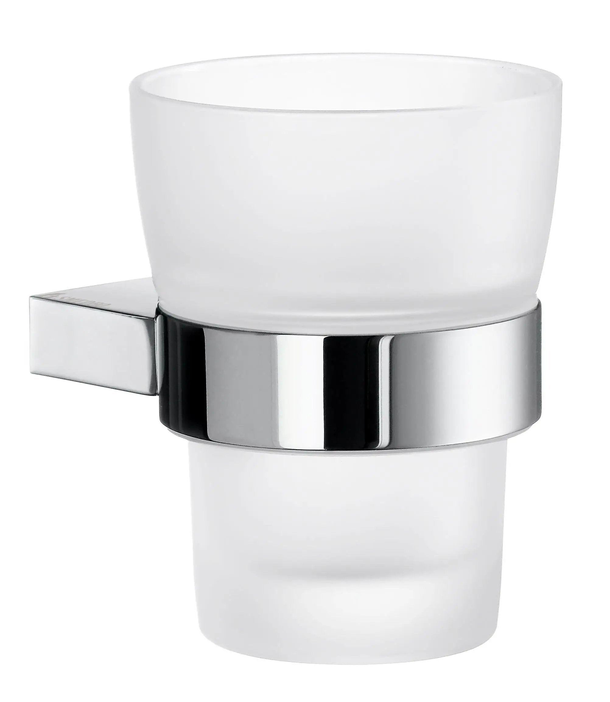 polished chrome tumbler
