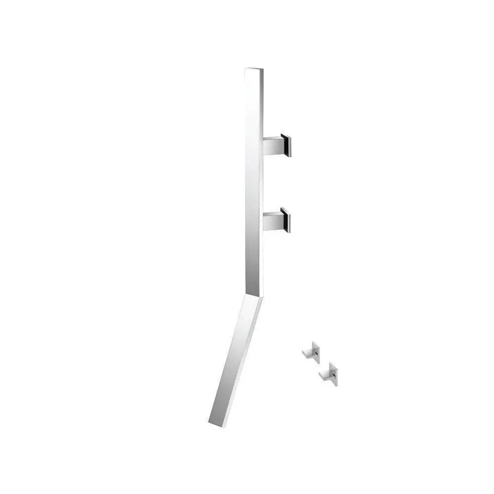 chrome bathroom faucet