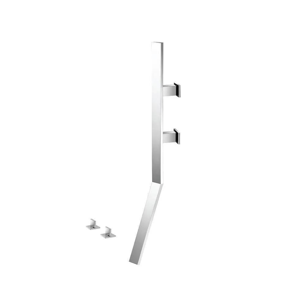 chrome bathroom faucet
