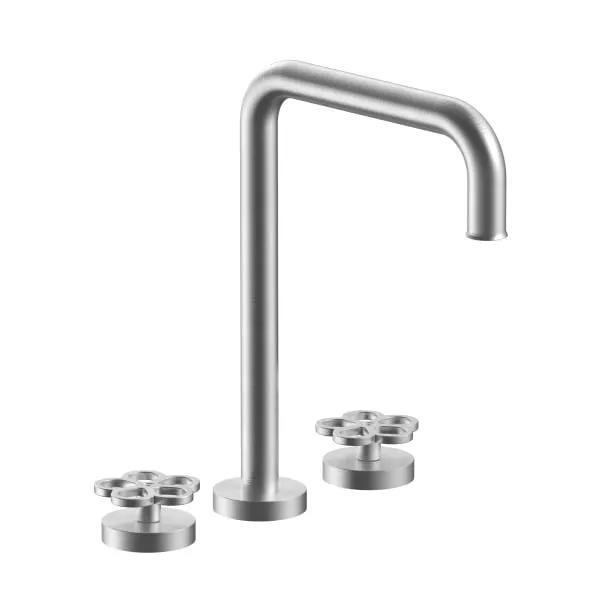 Fantini AW/Pipe Three Hole Washbasin Mixer by Fantini