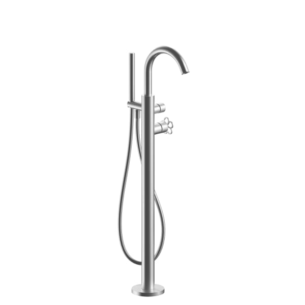 Fantini AW/Pipe Floor Mount Single Control Tub Filler