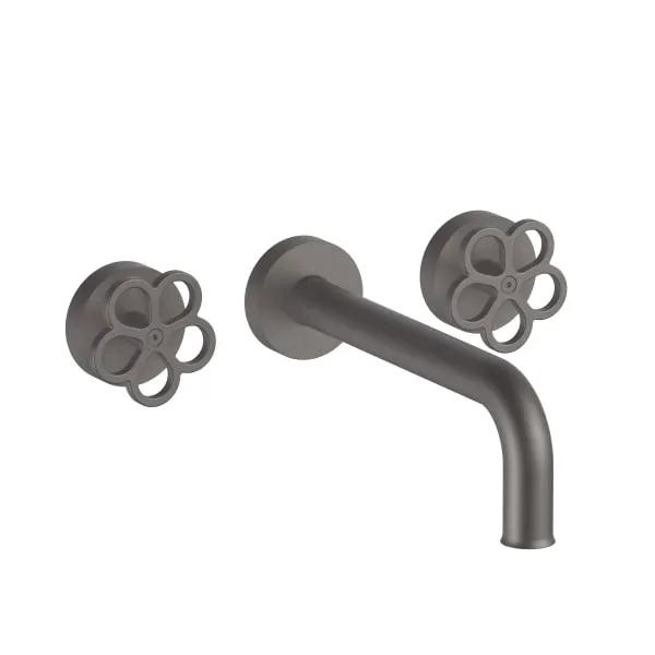 matte gun metal pvd washbasin mixer