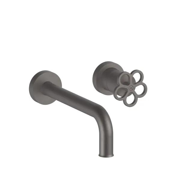 matte gun metal pvd washbasin mixer