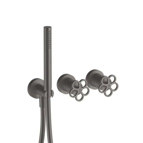 matte gun metal pvd shower