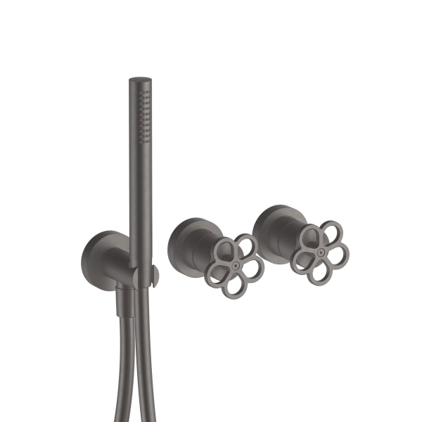 matte gun metal pvd shower