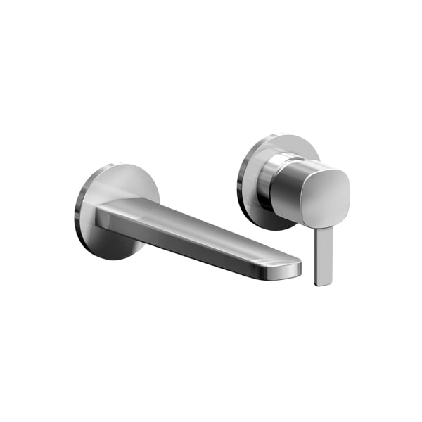 chrome washbasin mixer