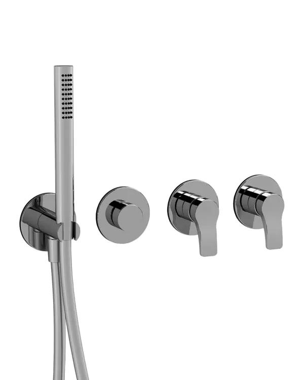 chrome tub filler