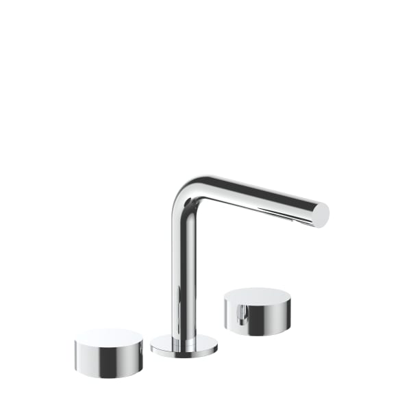 chrome washbasin mixer