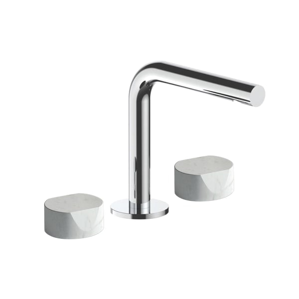 chrome washbasin mixer