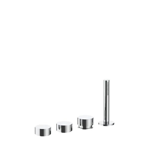 chrome tub set
