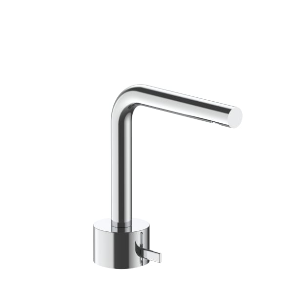 chrome washbasin mixer