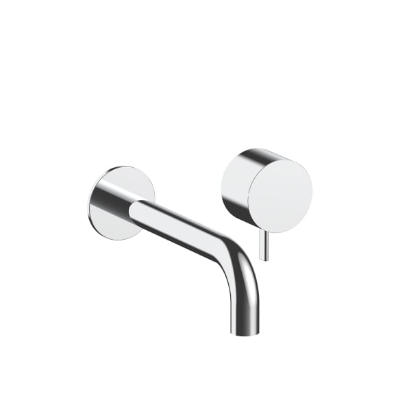 chrome washbasin mixer