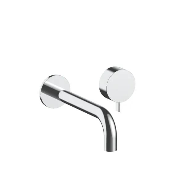 chrome washbasin mixer