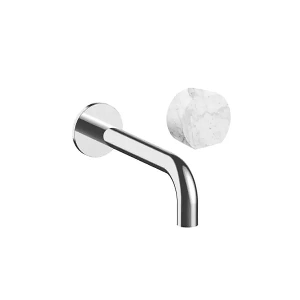 chrome washbasin mixer
