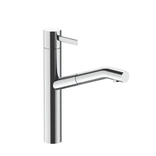 chrome kitchen mixer