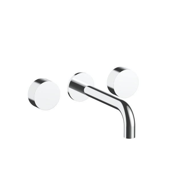 chrome washbasin mixer