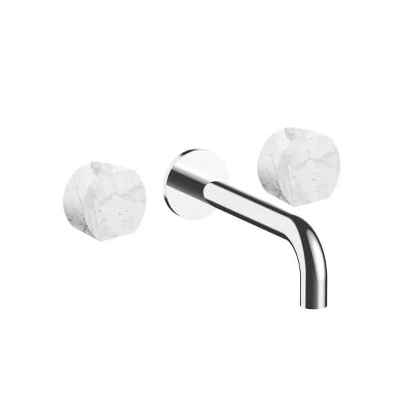 chrome washbasin mixer