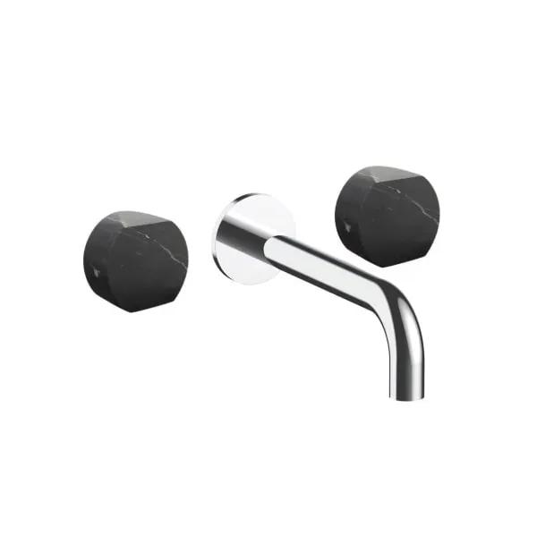 chrome washbasin mixer