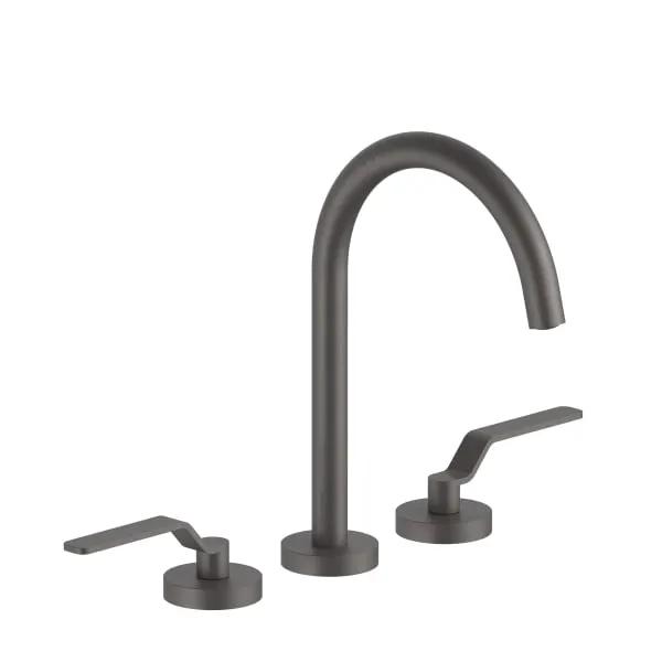 matte gun metal pvd washbasin mixer