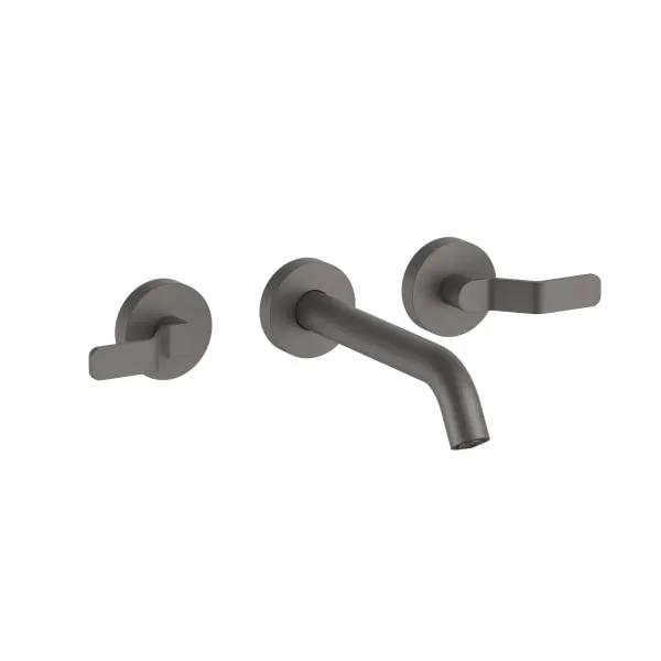 matte gun metal pvd washbasin mixer