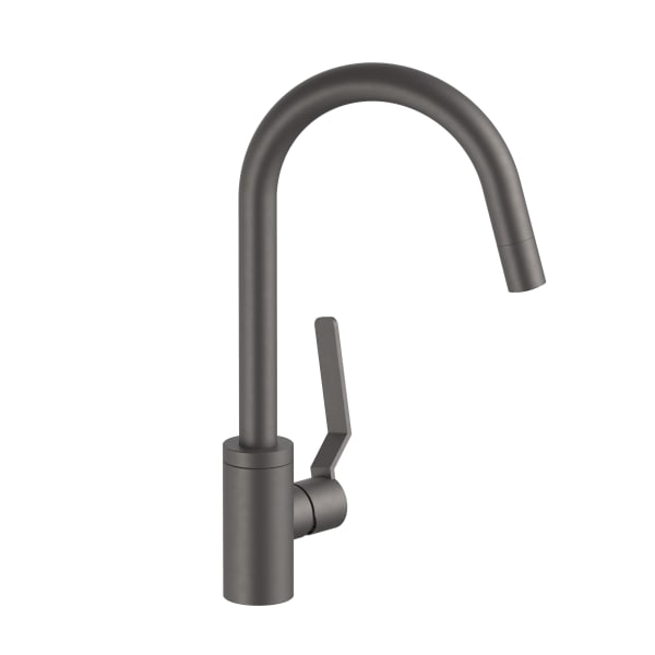 matte gun metal pvd kitchen mixer