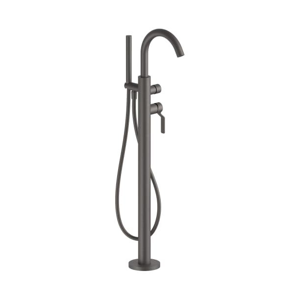 matte gun metal pvd tub filler