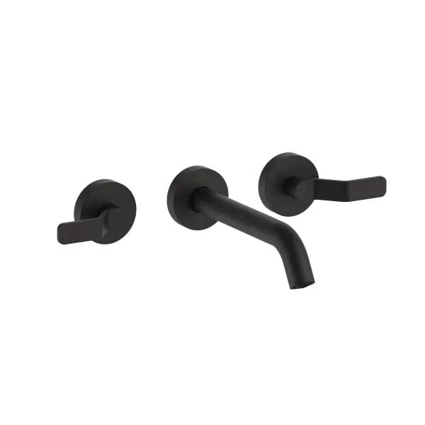Fantini Al/Garden Wall Mount Three Hole Washbasin Mixer by Fantini